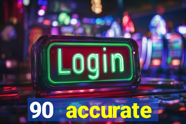 90 accurate football predictions